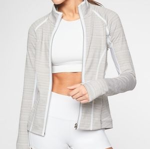 Athleta Elation Jacket Quail Beige Small